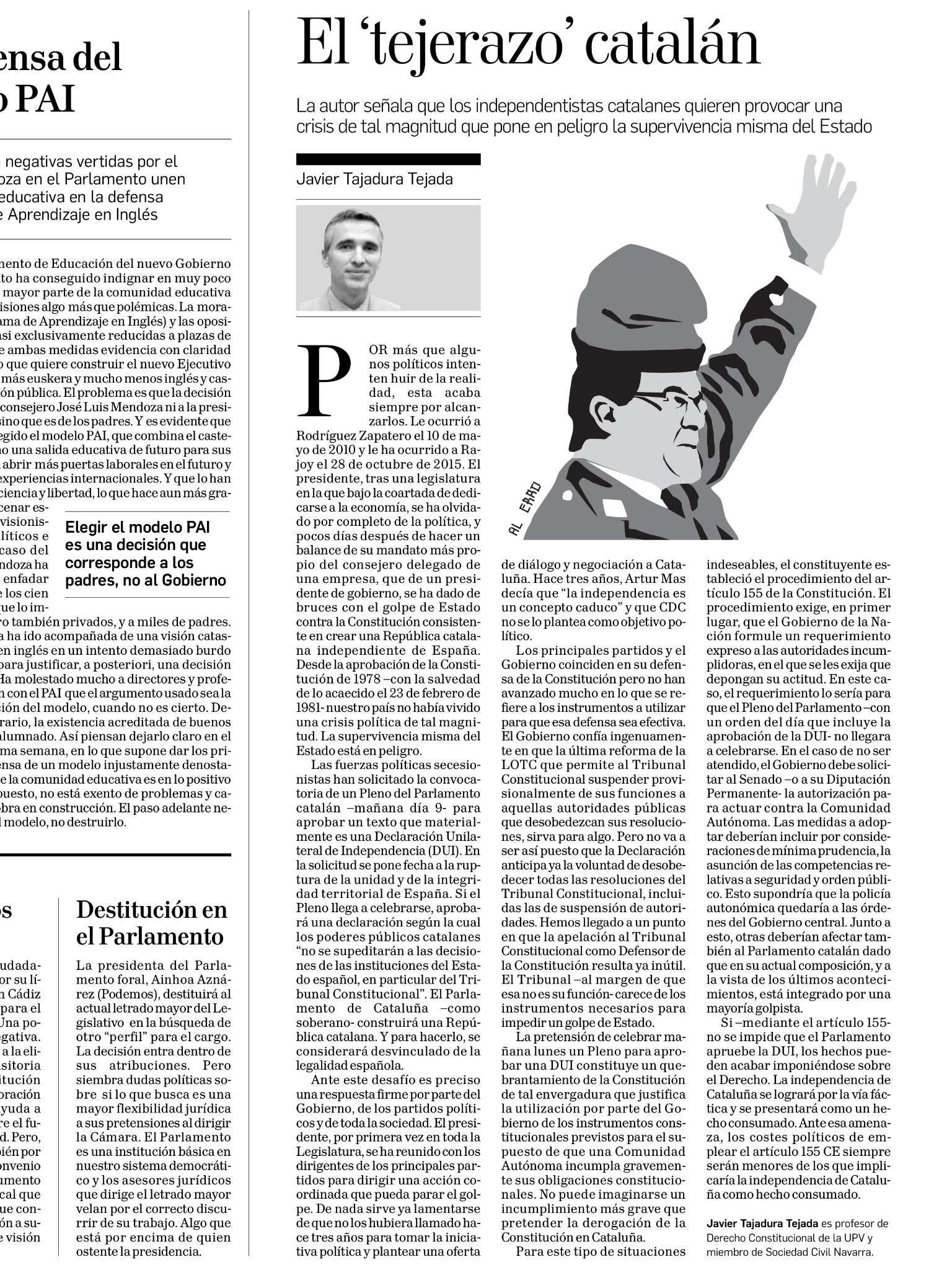 El tejerazo catalán