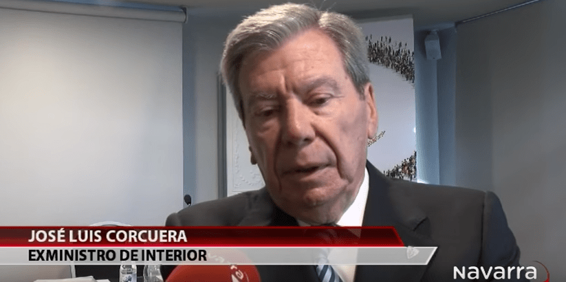 Noticia en Navarra TV sobre José Luis Corcuera