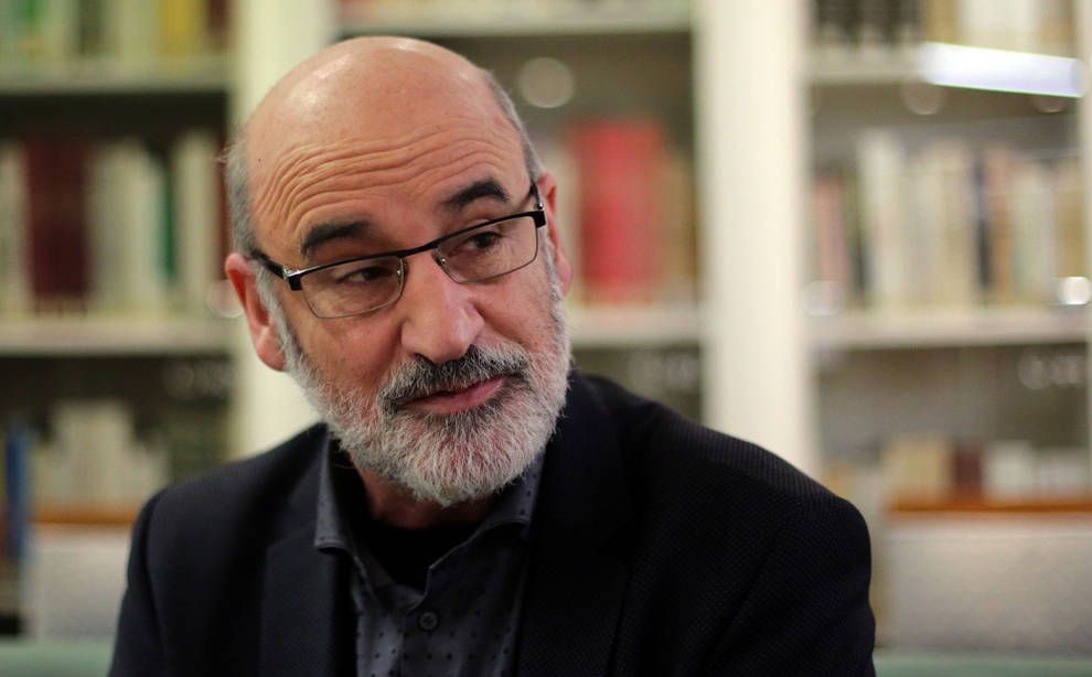 Sociedad Civil Navarra asistió a la presentación de Patria, la nueva novela de Fernando Aramburu