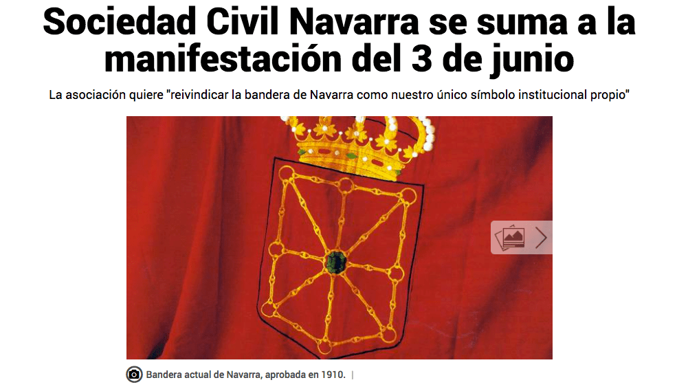 Sociedad Civil Navarra se suma a la manifestación del 3 de junio