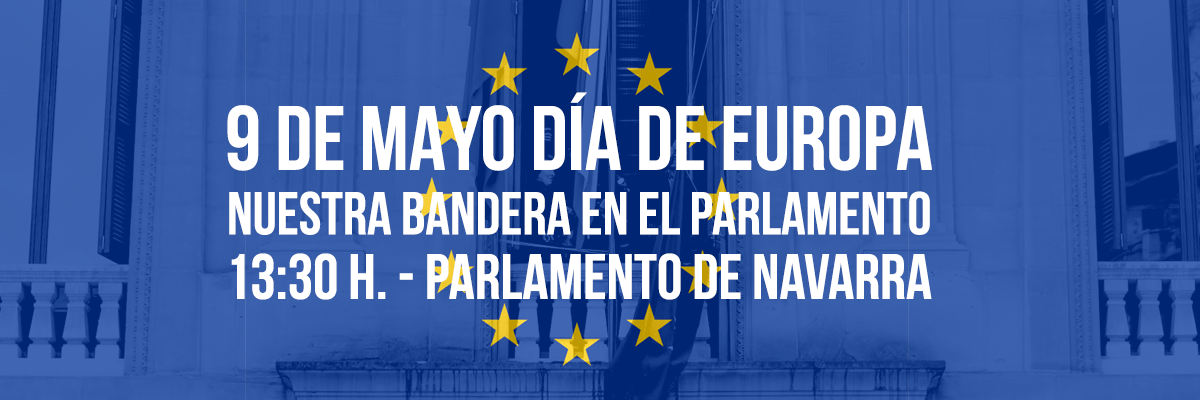Por el retorno de la bandera de Europa al Parlamento de Navarra