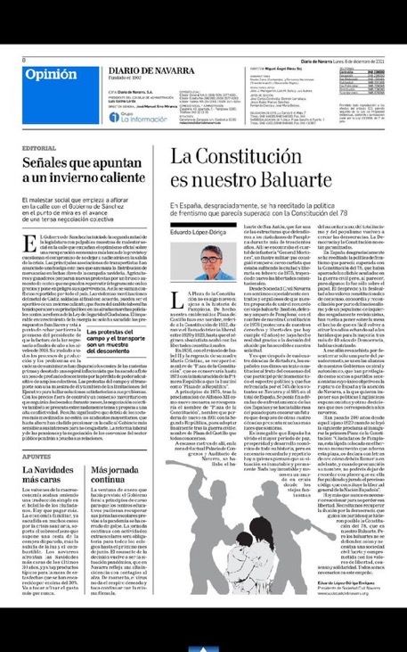 La Constitución es nuestro baluarte