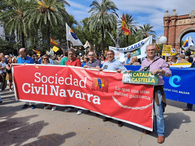 SCN en la manifestación de Barcelona