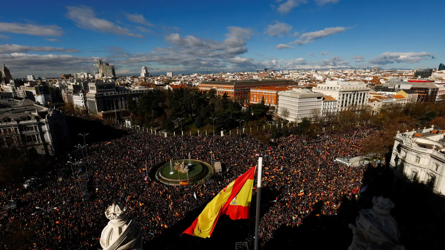 SCN en la concentración de Madrid : «Por España, la Democracia y la Constitución»