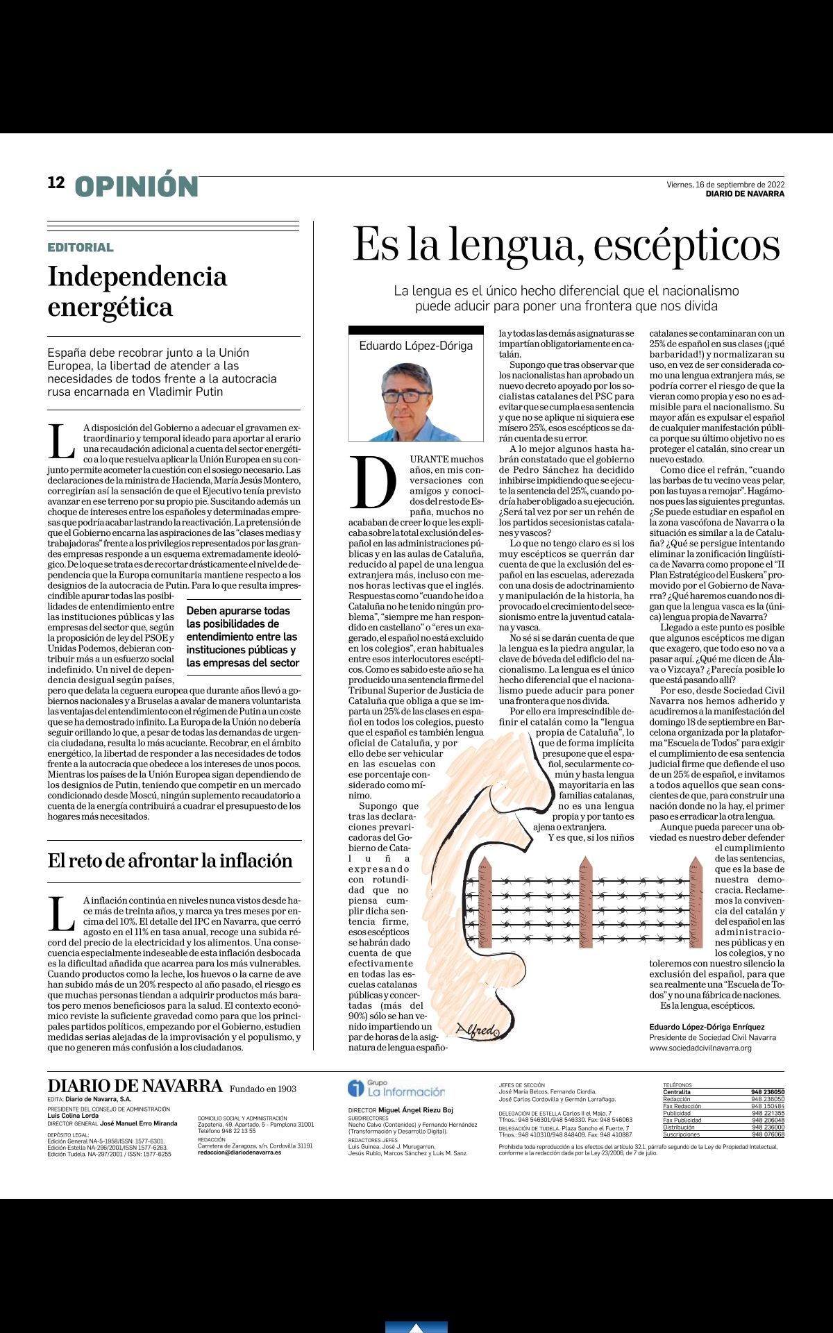 Es la lengua, escépticos