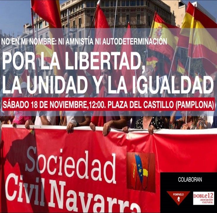 Concentración organizada por SCN el sábado 18-N en Pamplona