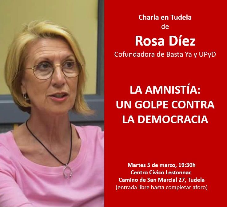 5-M: Conferencia de Rosa Díez en Tudela