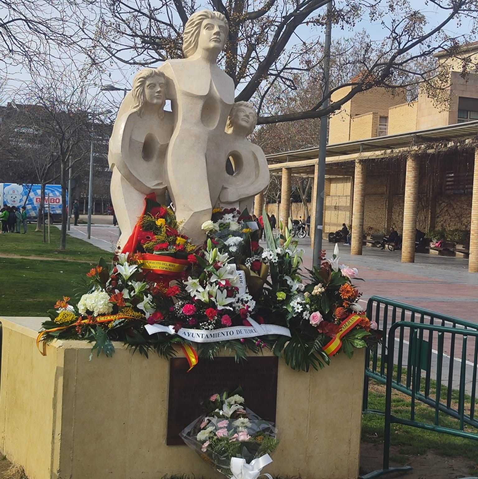 Concentración del día de las víctimas de ETA en Tudela