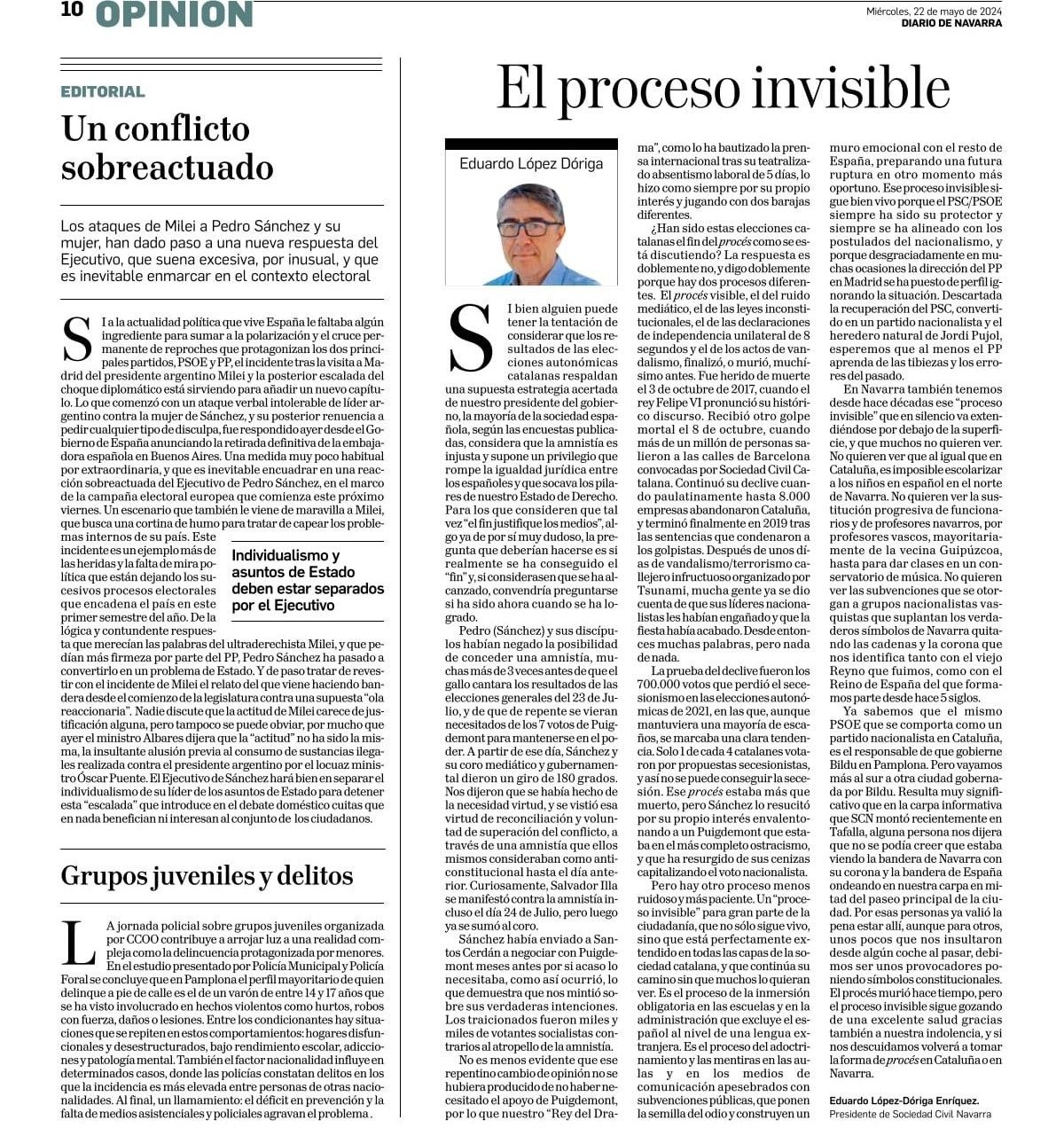 Artículo DN: El proceso invisible