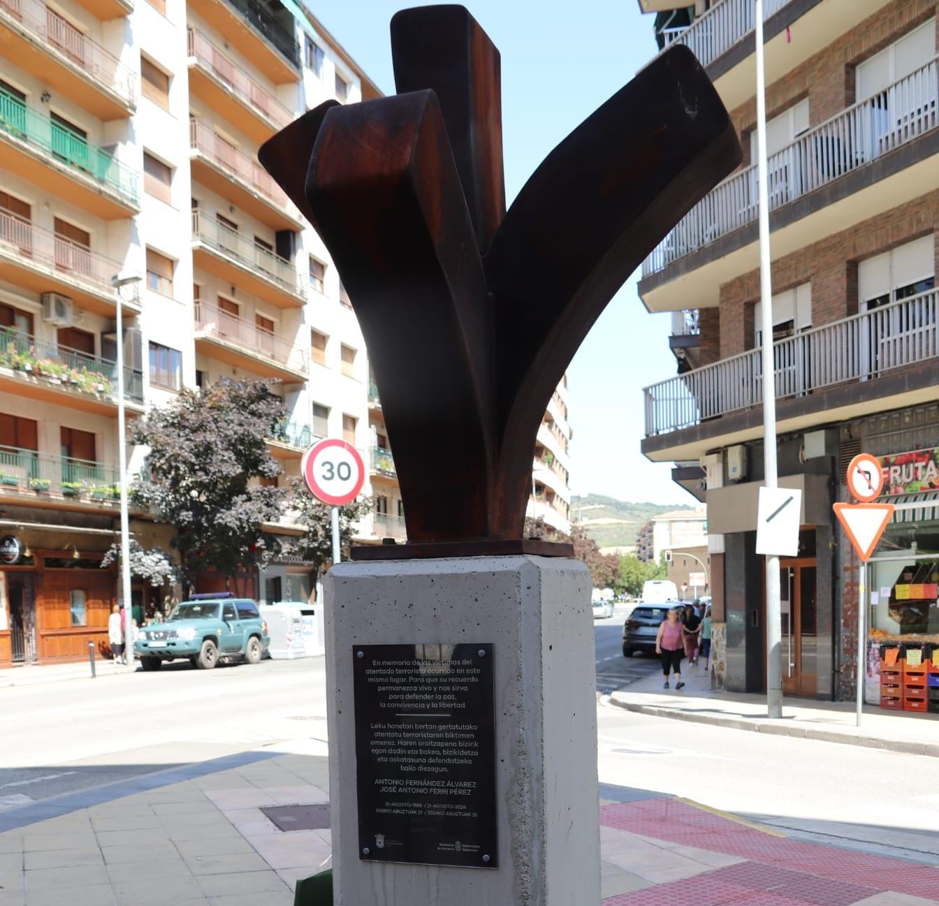 SCN en el homenaje a las víctimas del terrorismo en Estella