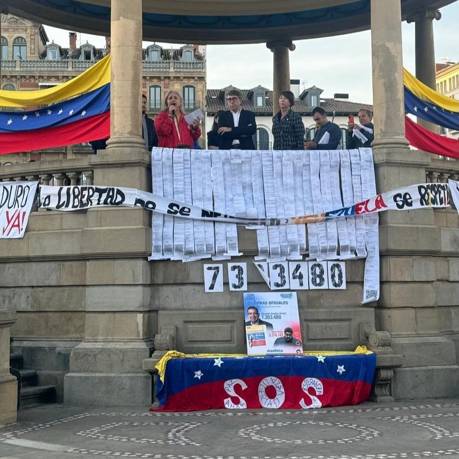 SCN participa en la concentración por la libertad y contra la dictadura en Venezuela