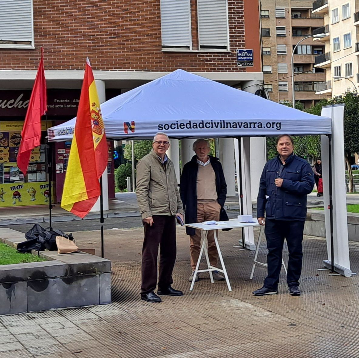 19-O: Carpa informativa de SCN en Burlada