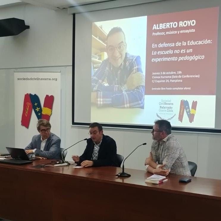 3-O: Conferencia sobre Educación de Alberto Royo