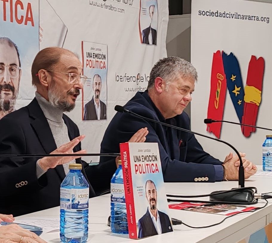 Resumen, noticias e imágenes de la conferencia de Javier Lambán en Tudela