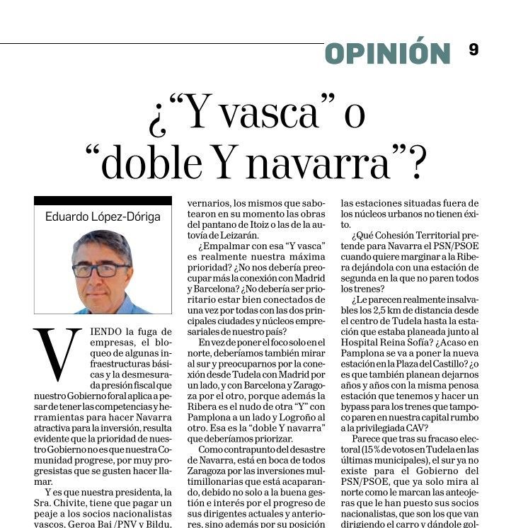 Artículo DN: «Doble Y navarra»
