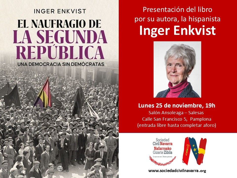 14 de Octubre: Inger Enkvist en Pamplona