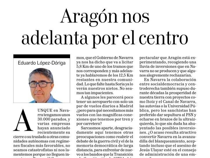 Aragón nos adelanta por el centro