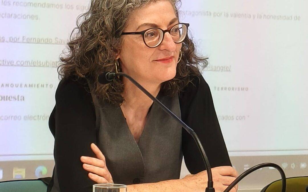 Imágenes, vídeo y resumen de la conferencia de Maite Pagazaurtundúa en Tudela