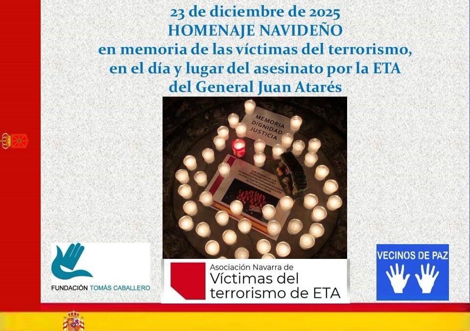 23-D: Homenaje navideño a las víctimas del terrorismo