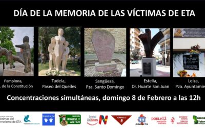 8-F: Concentraciones por el Día de la Memoria de las Víctimas de ETA